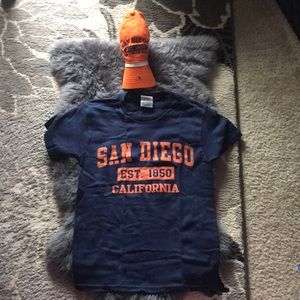Boys San Diego hat & t-shirt set🌴